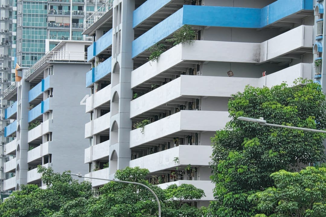 Clover by the Park condominium exterior in Bishan