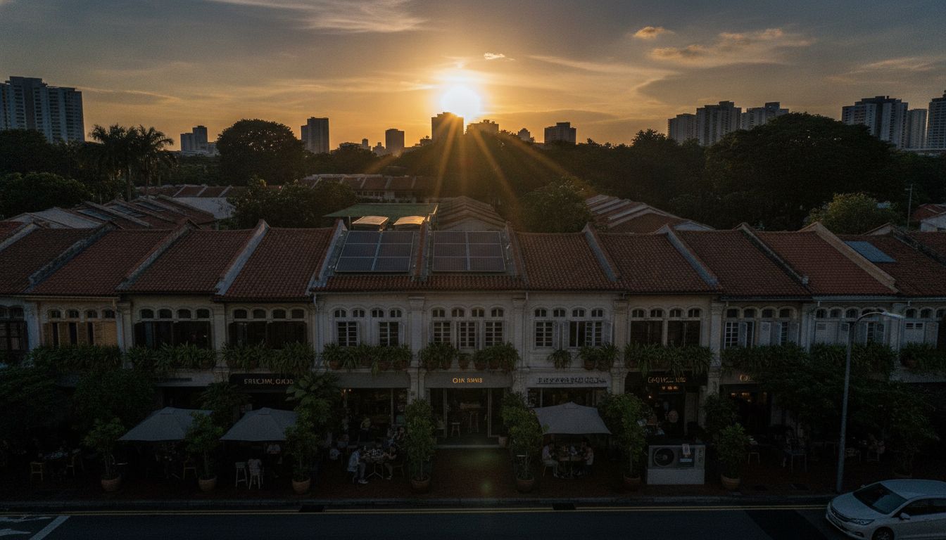 Thomson Road heritage shophouses in District 20